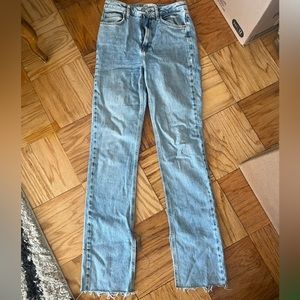 Zara slit leg jeans